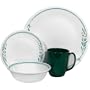 Corelle Livingware 16-Piece Dinnerware Set, Service for 4, Rosemarie