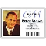100Pk 5Mil Laminating Pouches Id Card Unpunched
