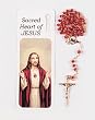 Bookmark Rosary - Sacred Heart of Jesus - Bookmark and Full 14" Rosary - Exclusively from the Studios of Cromo NB (Milano, Italy)