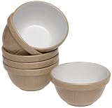 Mason Cash 6-Piece Mini Mixing Bowl Set, White