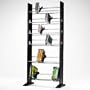 Adjustable Multi-Media Storage System - 6-Tier