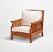 Outdoor Living : Panama Wooden Sofa Armchair
