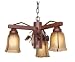 3 Arm Pinecone Pendant Light
