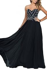 Strapless Spring 2015 Sweetheart Cocktail Floor Length Beaded Crystal Belted Crystals Empire   Waistline Chiffon Geometric Print Evening Dress/Homecoming Dress/Prom Dress 