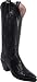 LUCCHESE Classic Womens Cowboy Western Boots Shoes Leather L4583 Black Buffalo