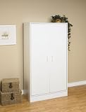 Pantry in White Finish By Mylex Furniture