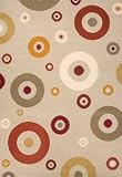 Bistro Loft Collection 5 3  x7 7   Area Rug