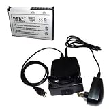 HQRP Internal Li-Ion HP / Compaq Rechargeable PDA Battery + USB Desktop Cradle SYNC and CHARGER with AC Adapter for HP iPaq 4100 / h4100 , 4150 / h4150 , 4155 / h4155 PDA Pocket PC