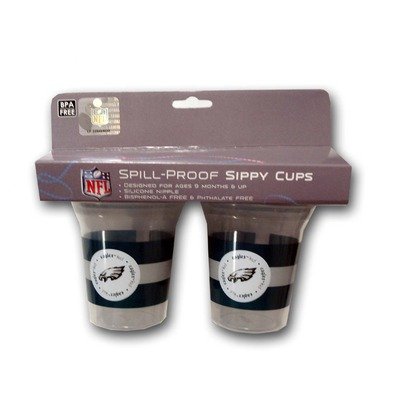 Baby Fanatic Philadelphia Eagles Sippy Cups - set of 2