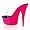 Clear/Neon Pink