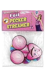Pipedream Products Bachelorette Foil Pecker Streamer, Multi