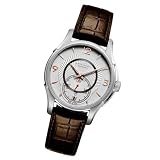 ハミルトン（HAMILTON） ウオッチ（ジャズマスター　プチセコンド） 32555555 シルバー×ダークブラウン メンズの画像