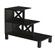 Tiered End Table - Black