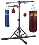 Balazs Universal Boxing Stand - 4-Station Heavy Bag, Speed Bag and Double-end Bag Stand