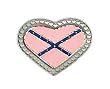 Pink "Rebel Heart" Southern Pride Belt Buckle