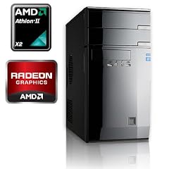 DEViLO PC 1118 - AMD Athlon II X2 255 (2x 3.1GHz) | 4GB DDR-1333 | 500 GB SATA2 | ATI Radeon 3000 onboard (FullHD 1080p) | 22xDVD-RW | Cardreader | 6-Kanal-Sound | Gigabit-LAN | 420W