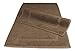 SALBAKOS 100% Turkish Cotton Bath Mat Set 2-Piece - 20x34 inch, Premium Quality Hotel & Spa Collection, Soft, Absorbent, Long Lasting, Durable Bathroom Rugs (Chocolate, 2 Bath Mats)