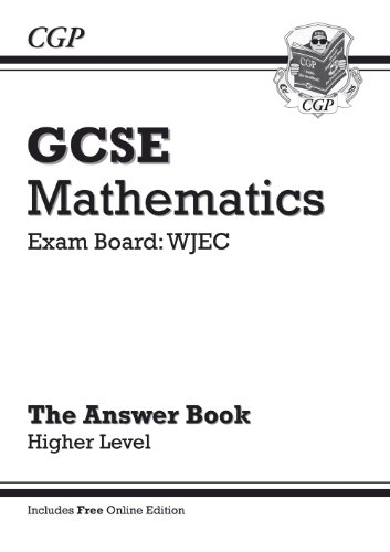 gcse maths wjec answers for workbook with online edition higher