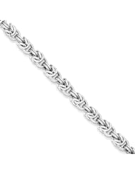 Sterling Silver 7.5inch Polished Toggle Charm Bracelet