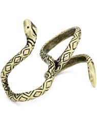 House of Harlow 1960 Engraved Snake Double Finger Wrap Ring, Size 7