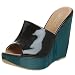 Tapeet by Vicini Women's Y80035 Open Toe Platform Slide