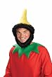 Elf Hat & Beard with Yellow Hat - Yellow