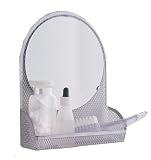 Hold It Vanity Bin (Silver) (7.5H x 6.25W x 2D)