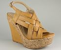 Basket Weave Slingback Wedge 6.5 NAT