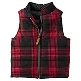 Carter's(カーターズ) フランネルパッファベスト レッド アウターベスト 6歳【並行輸入】