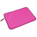 13.3-14 Inch Laptop/Tablet Sleeve, Evecase Diamond Foam Splash Shock Resistant Neoprene Sleeve Bag for for Notebook Chromebook, Ultrabook - Hot Pink