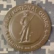 Senior Recruiter Army National Guard Badge - Metal Insignia - Brown