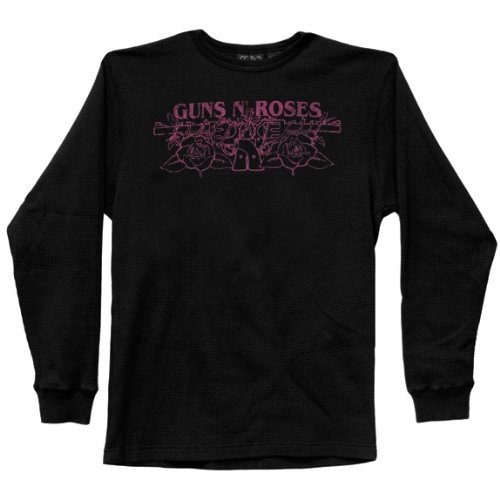 Guns N Roses - Pink Guns Ladies Thermal - Large