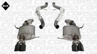 Corsa Performance 14569BLK Sport Cat-Back Exhaust System
