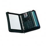 UNIVERSAL PRODUCTS / UNV25650 / Zip-Around Padfolio, Vinyl, 14-1/2w x 2-3/4d x 11-1/2h, Black / Sold as 1 EA