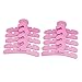 Emily Rose 14 Inch Doll Furniture Accessories | 10 Pack Pink Wooden Doll Closet Hangers for 14 Inch Doll Clothes | Fits 14