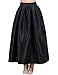 Persun Women's Elegant High Waist Pleated Formal Party Full Maxi/ Midi Skirt