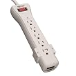 Tripp Lite SUPER6TEL 7-Outlet Surge Protector (1080 Joules, Tel)