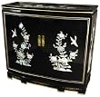 Unique Elegant Beautiful Furniture - 32" Slant Front Lacquer Cabinet Small Server Chest - 5 Colors