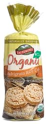 Tastemorr Snacks Organic Rice Cakes, Multigrain, 4.9-Ounce Bags (Pack of 12)