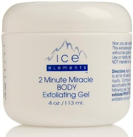Ice Elements 2-minute Miracle Body Exfoliating Gel 4oz