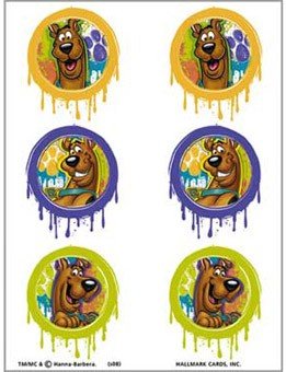 scooby doo tattoos 2 sheets cheap price