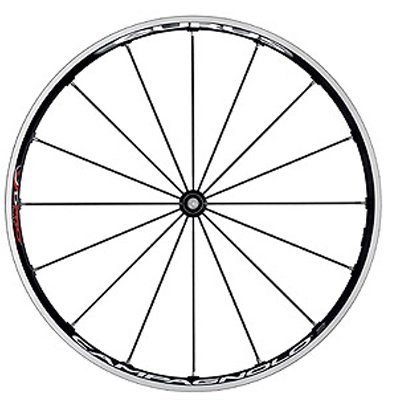Campagnolo Eurus Clincher Road Bicycle Front Wheel - Campy Freehub - Black - WH6-EUCF