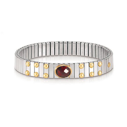 Nomination Damen-Armband Mittel Zirkone Facettiert Rot 042520/005 Preisvergleich