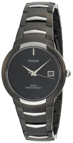 Pulsar Men's PXH627 Dress Black Ion Finish Watch