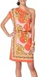 London Times One Shoulder Status Print Dress from London Times