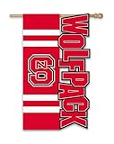 Garden Size Flag, Sculpted Artistic Blend,North Carolina State University