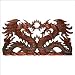 Bali Carving - Battle Of The Dragons Wall Panel