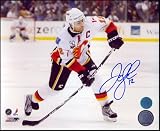 JAROME IGINLA Calgary Flames SIGNED 8x10 Photo
