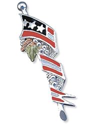 Landstroms Black Hills Gold and Silver American Flag Pin - TT947SS