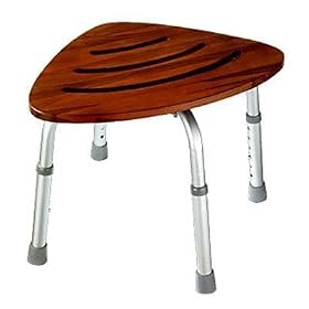 Exclusive C Corner Teak Spa Bench By Conair by 